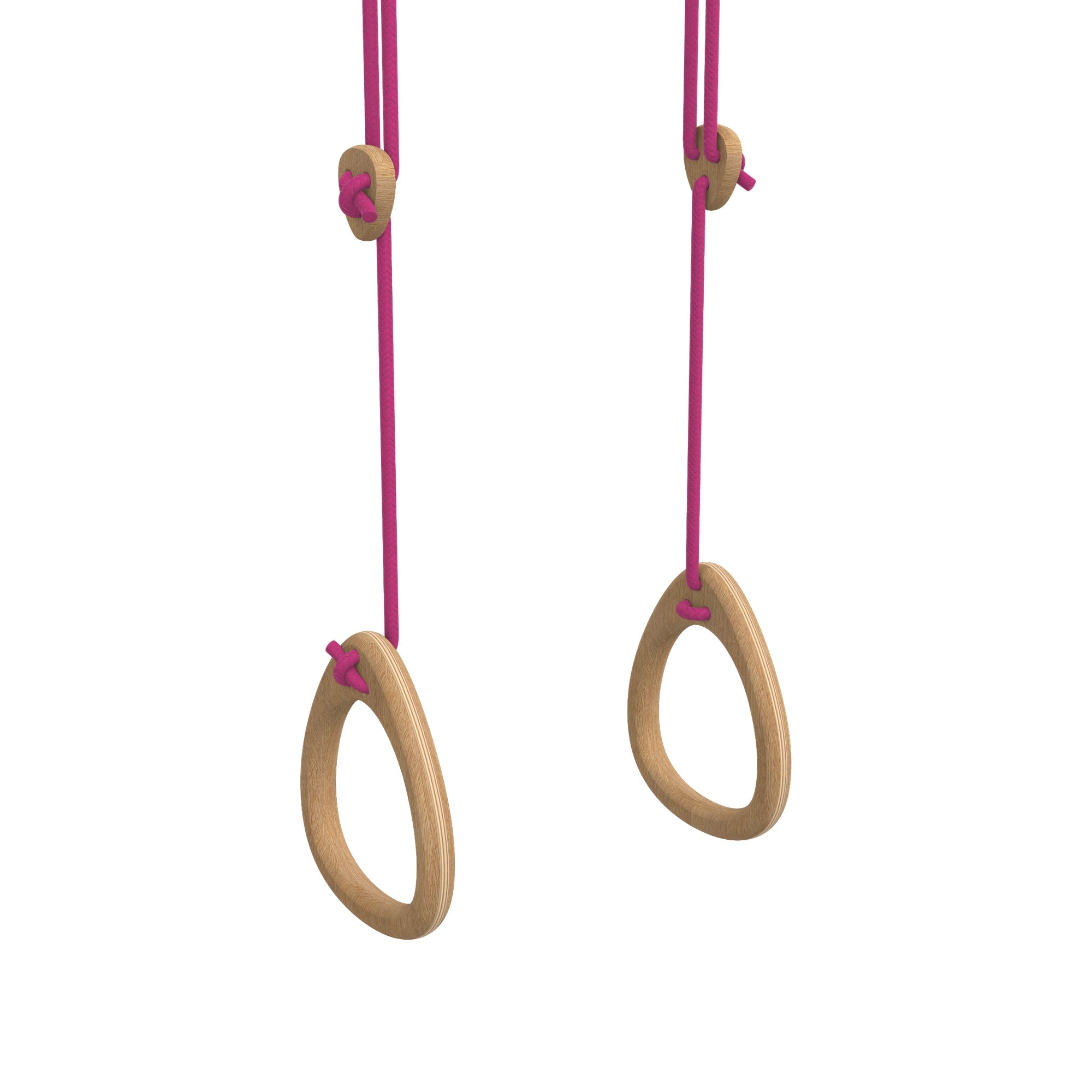 Lillagunga gym rings - Oak Fuchsia