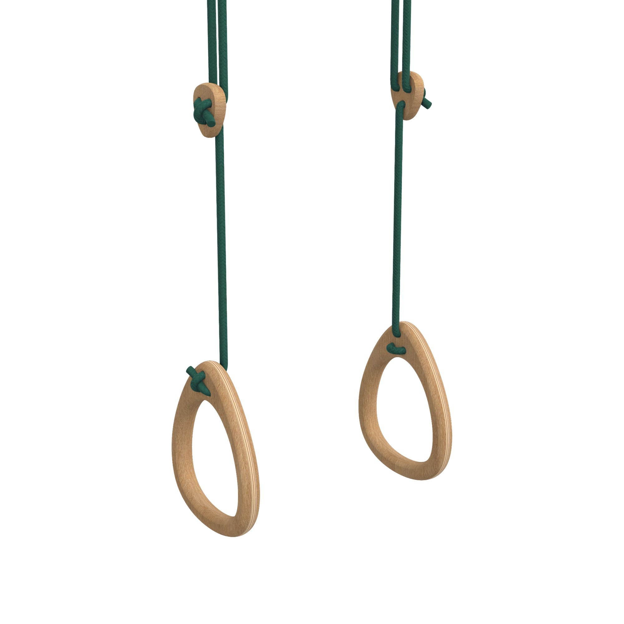 Lillagunga gym rings - Oak - Green