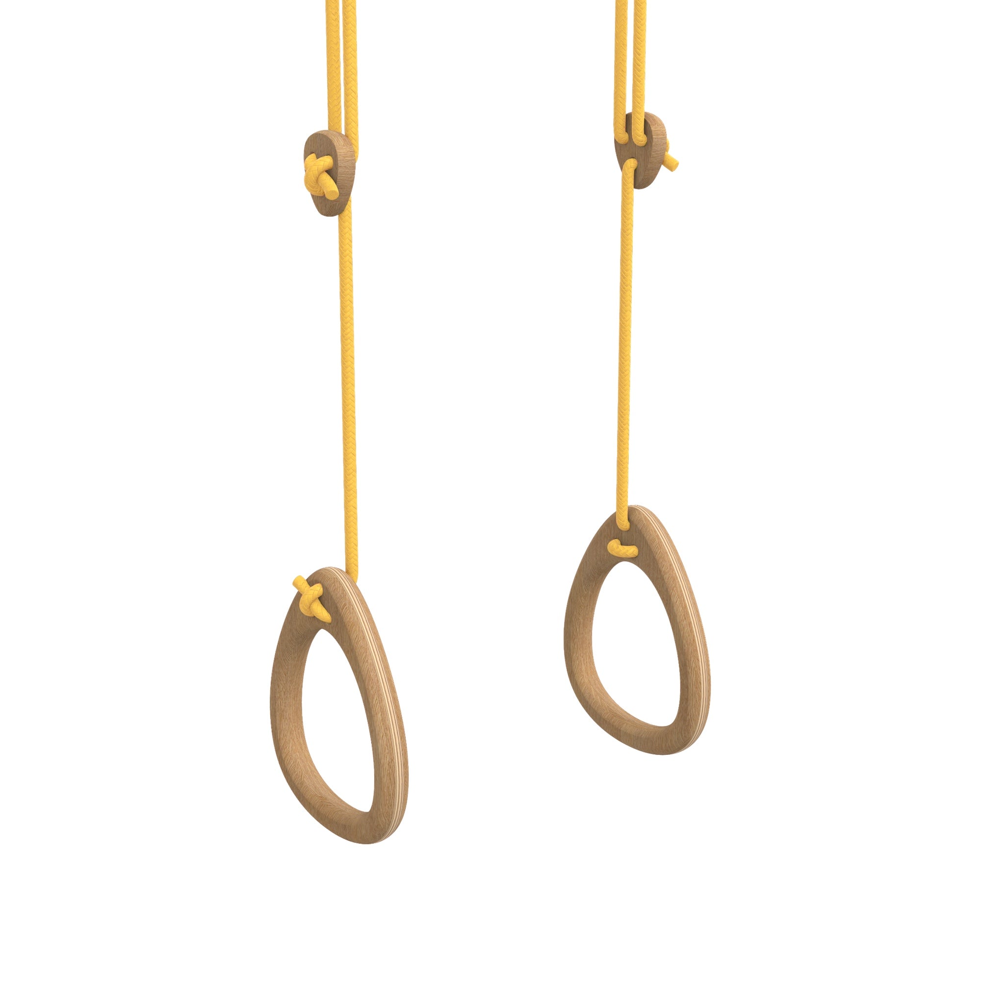 Lillagunga gym rings - Oak - Yellow