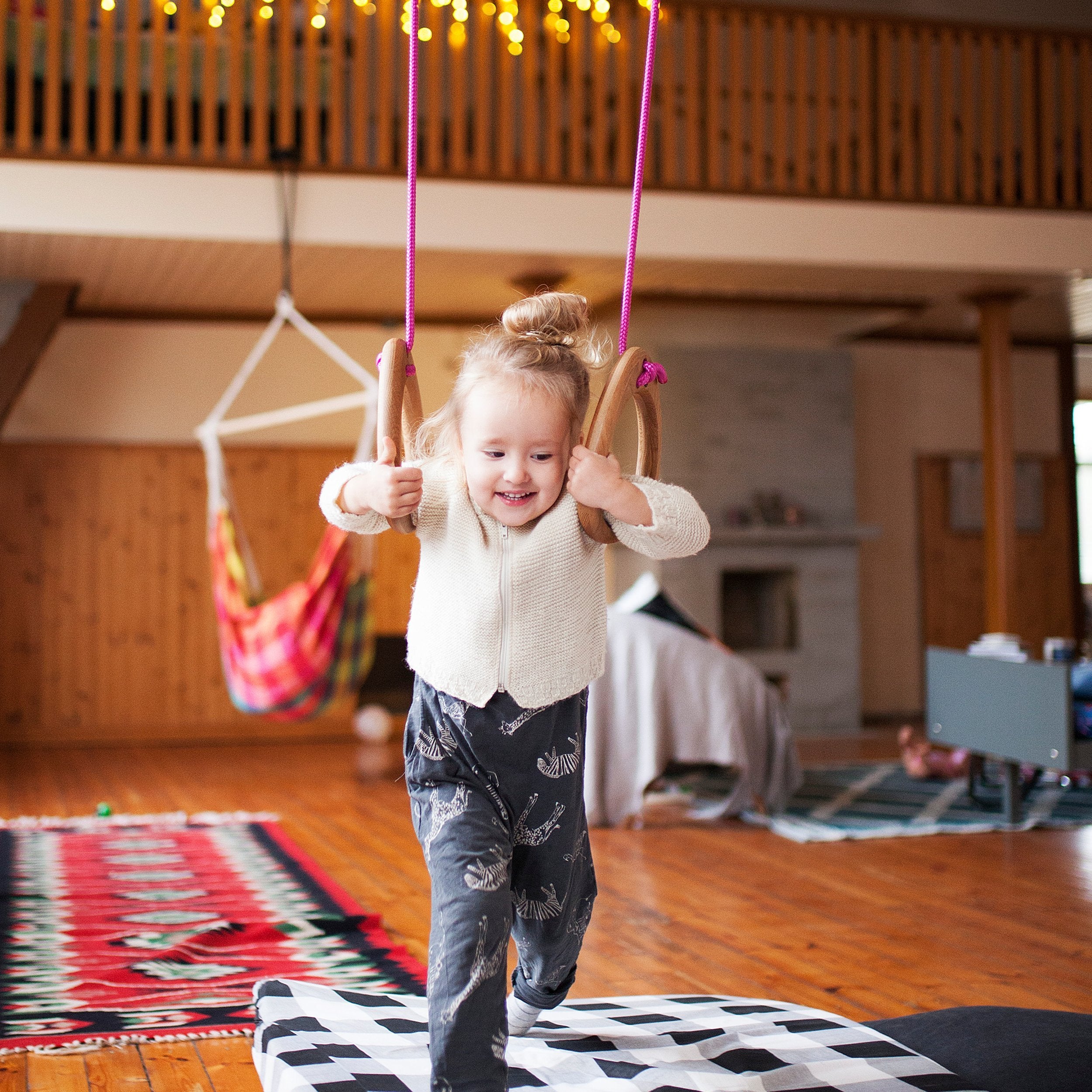 Lillagunga Rings - Oak - Fuchsia - Lillagunga